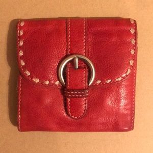 Vtg Tri fold Genuine leather Wallet